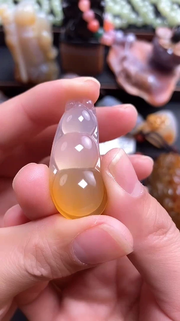 【闪购商品】玛瑙/玉髓福豆未镶嵌1