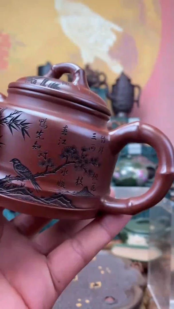 茶杯紫砂宜兴原矿紫砂
