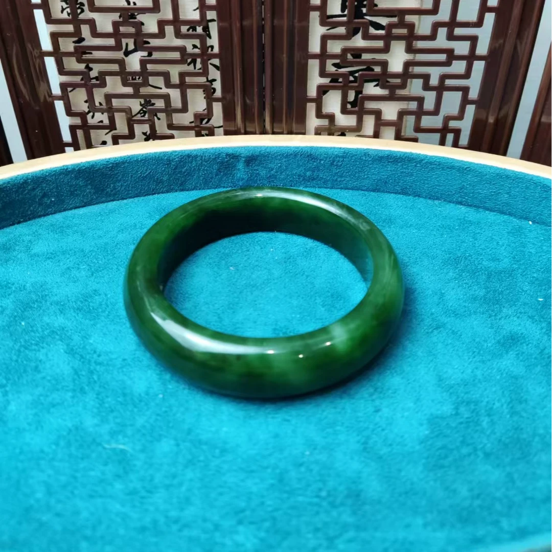 和田玉碧玉手镯（58+）