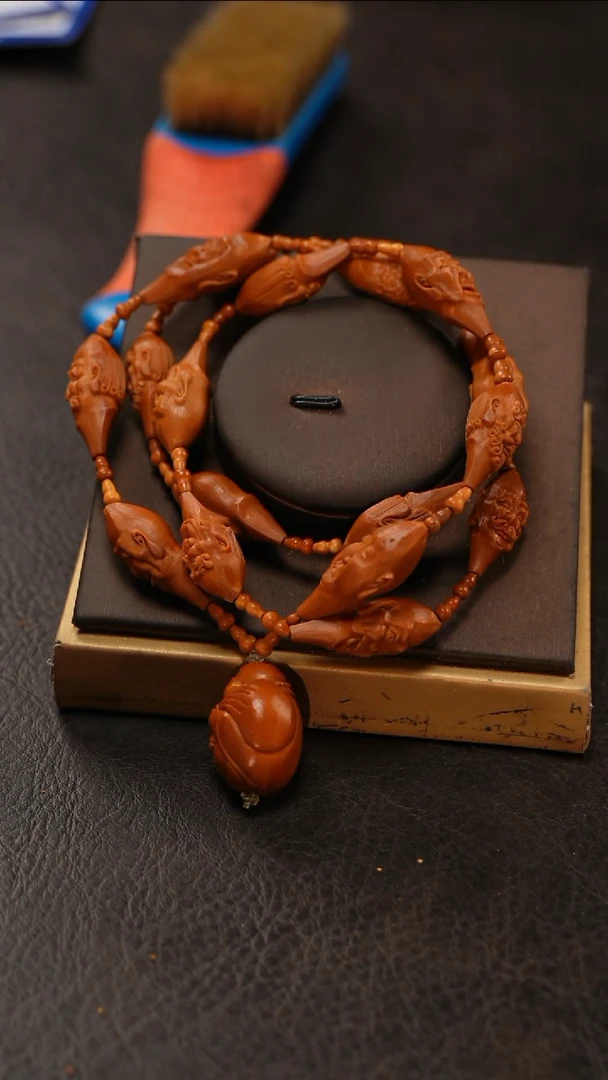 橄榄核吊坠 鱼子精品核文化