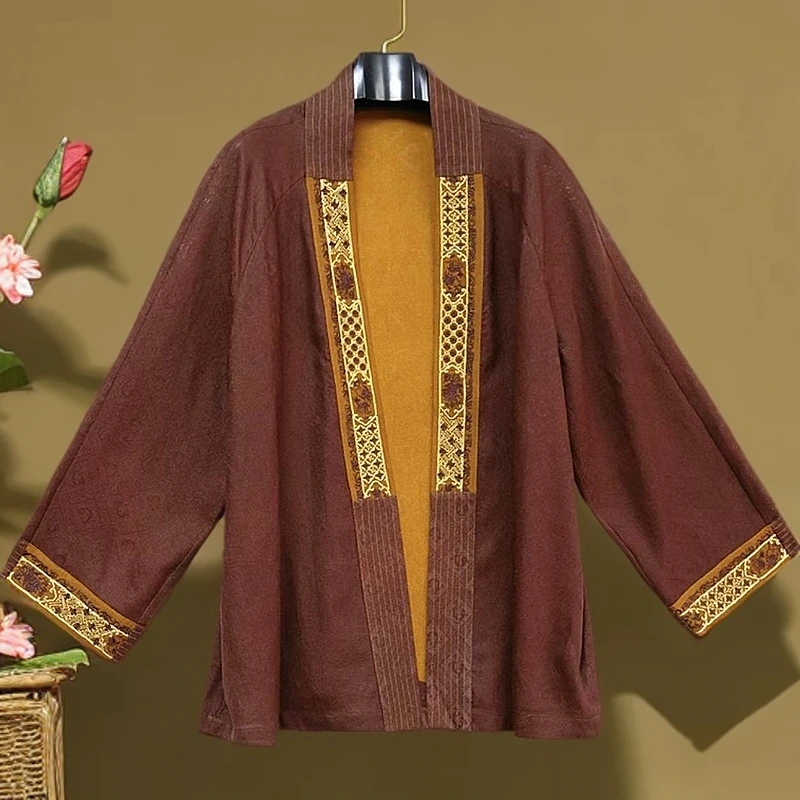 【娇娇美娇】娑尔红云纱四经绞萝外套SJ1WC03535