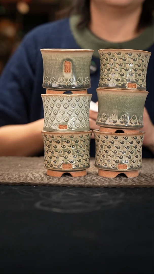 口径花盆12-30-198一组6个特