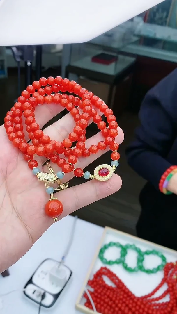 【闪购商品】翡翠颈饰14K金镶嵌D140项链