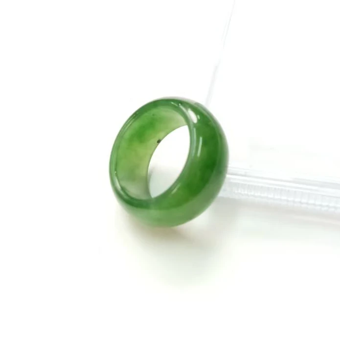 赵姐聊收藏 和田玉碧玉戒指（好）169