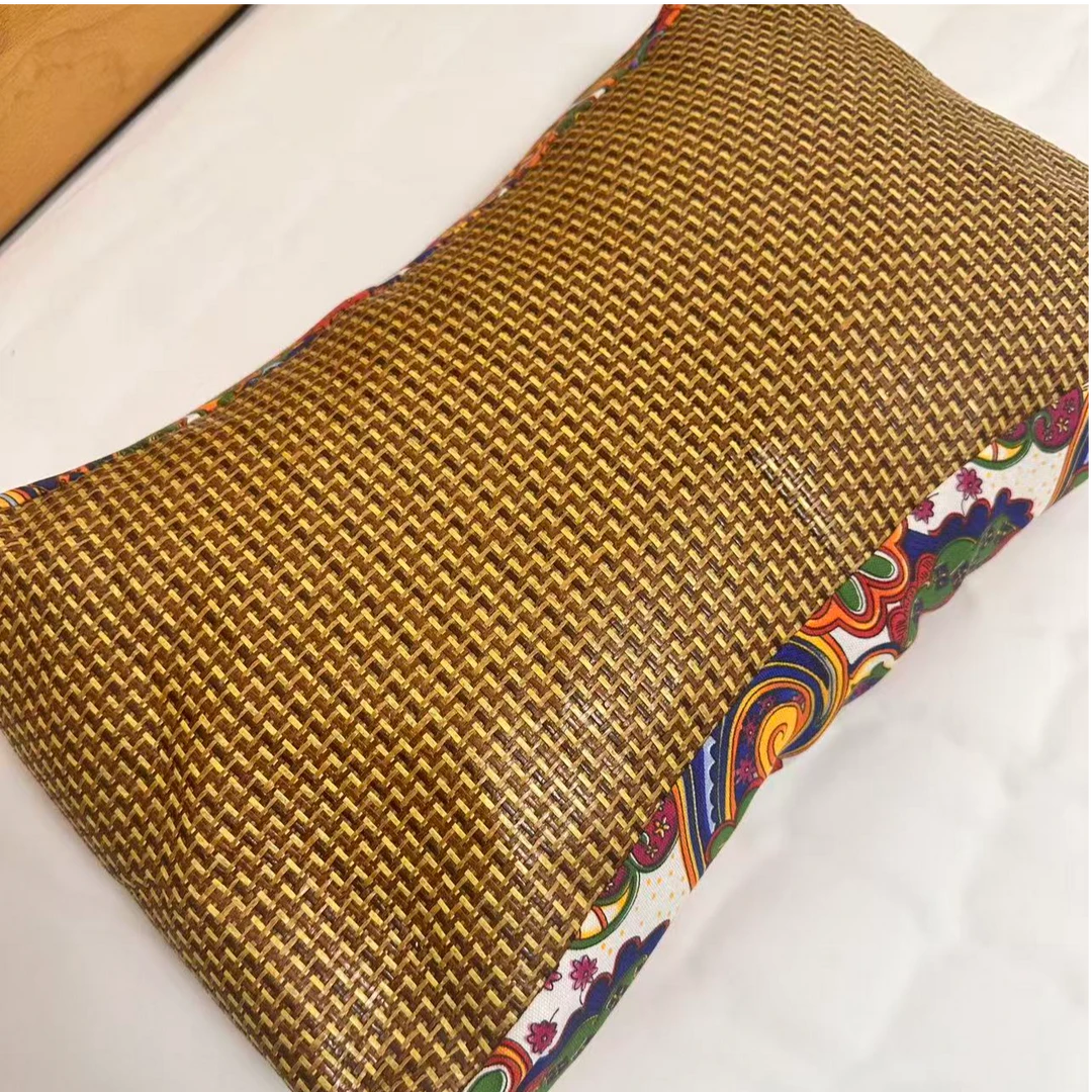 ZGL166四季通用手工藤席艾草颈椎睡眠枕头