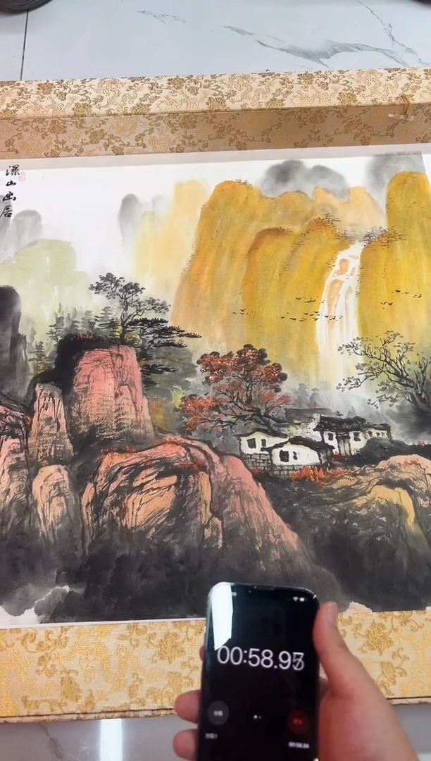 国画画家陆远华纯手绘原作