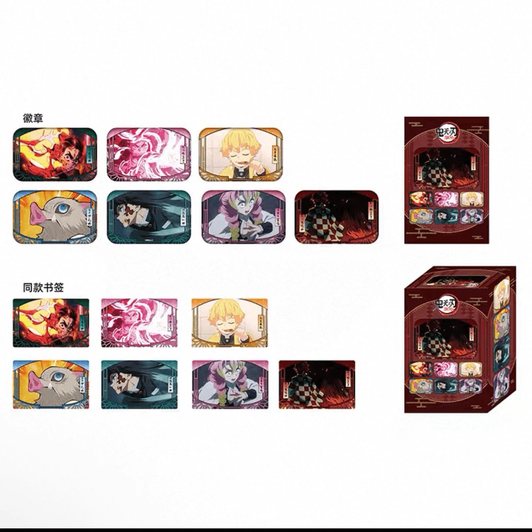 【多崽】官谷正版【鬼灭之刃】-刀匠村篇-长方形徽章盲抽默认代拆