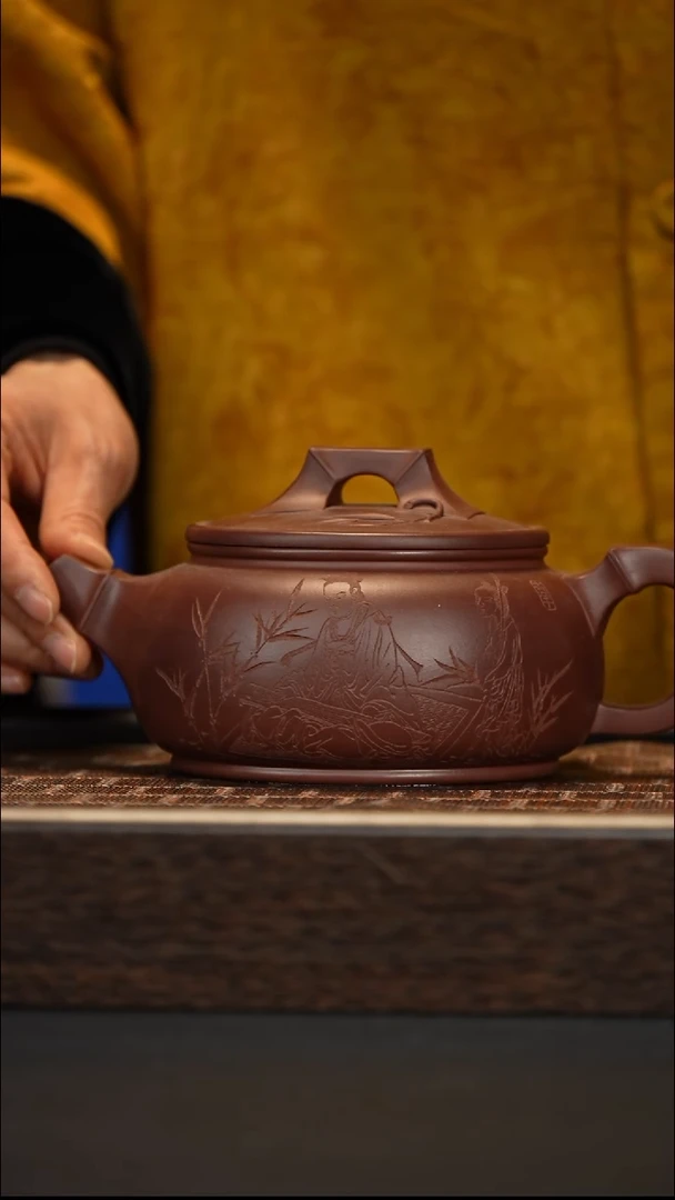 茶壶紫砂宜兴紫砂壶gjf0162