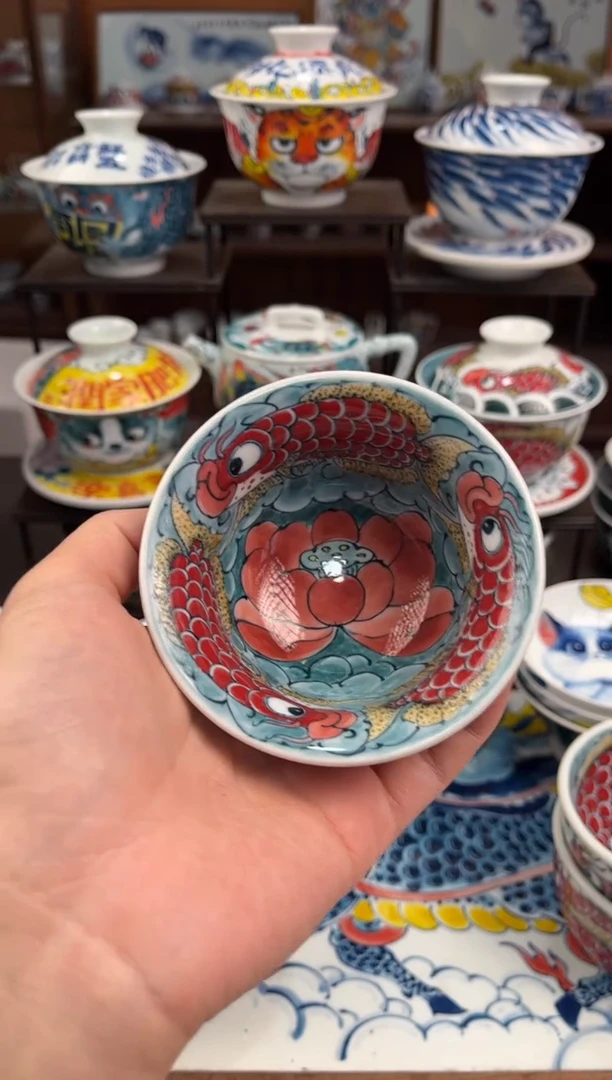 雅*老师高货   九鱼压手