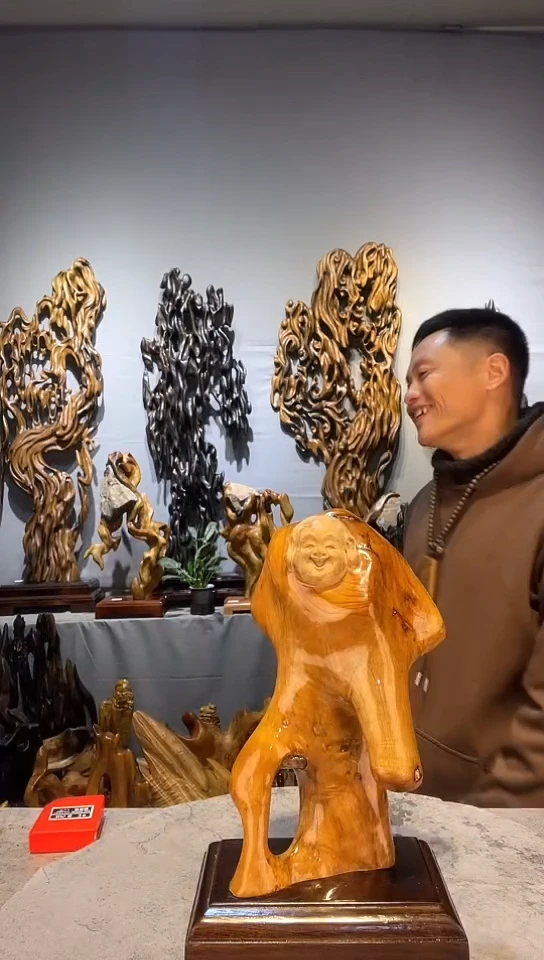 【闪购商品】金丝楠金丝楠小叶桢楠随行摆件15