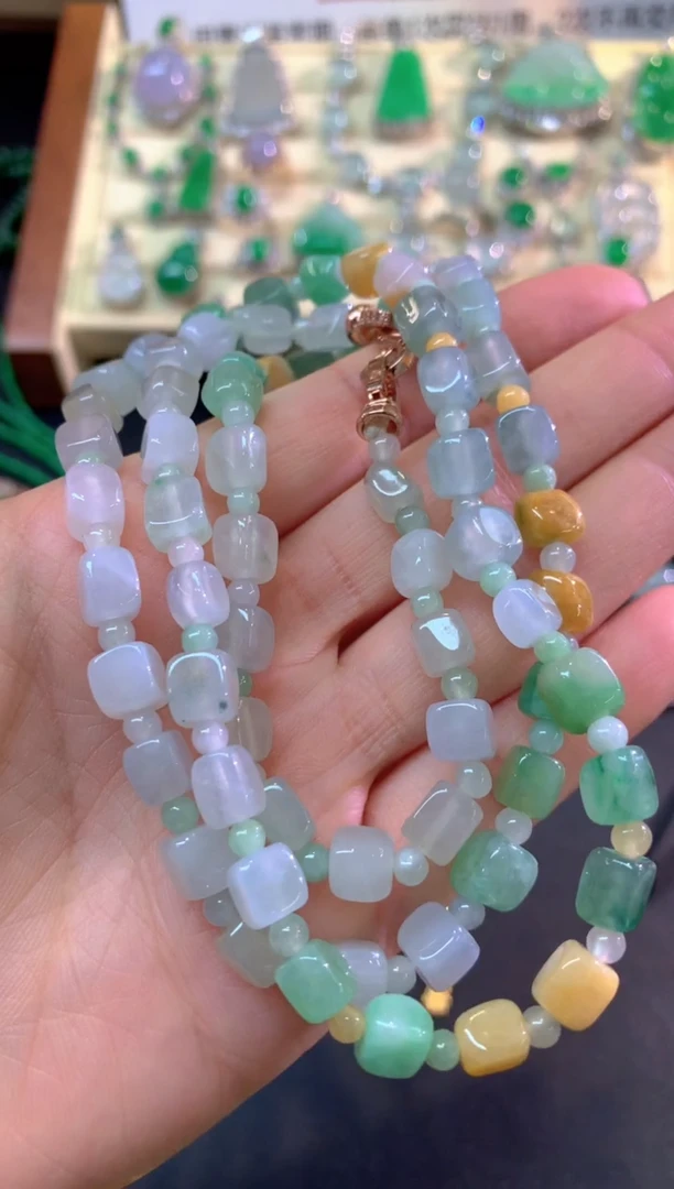 项链未镶嵌翡翠项链|1000+50