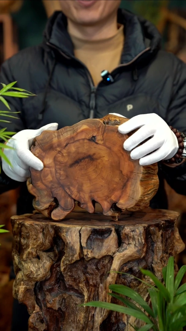 木啵*雷击枣木底座