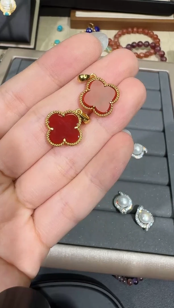 【闪购商品】玛瑙/玉髓吊坠未镶嵌X0202-1332-65多样性发一件