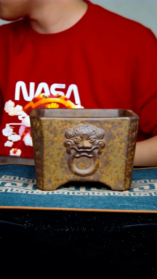 【闪购商品】紫砂花盆14.5*9内径紫砂花盆