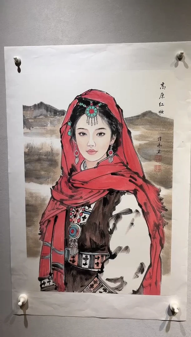 国画国画RW-1300443-张跃华央创美术馆精品定制备案作品