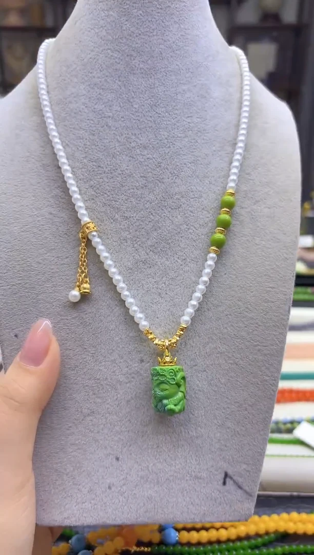 未镶嵌颈饰玛瑙/玉髓DIY款X795