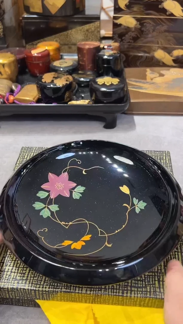 金莳绘 钵 大漆漆器大漆漆器