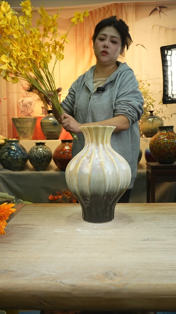 高29口10高温陶瓷花器