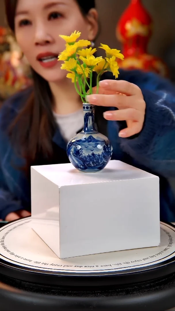 摆件陶景德镇手绘陶瓷7