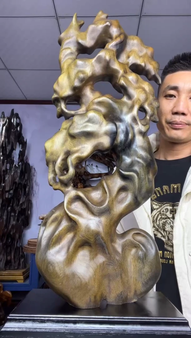 金丝楠木头款静***?金丝楠木工艺品摆件