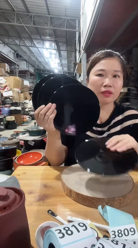 瑕疵黑色锅垫四个