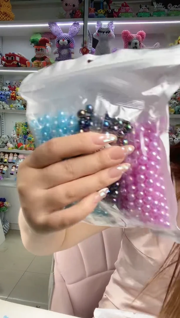 玻璃1373卡8马贝彩吉祥兔材料包1套