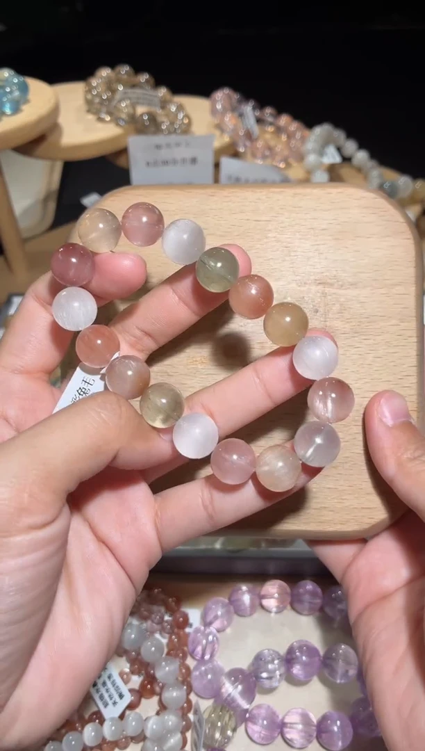 未镶嵌手链水晶63号多样性发一U  12+