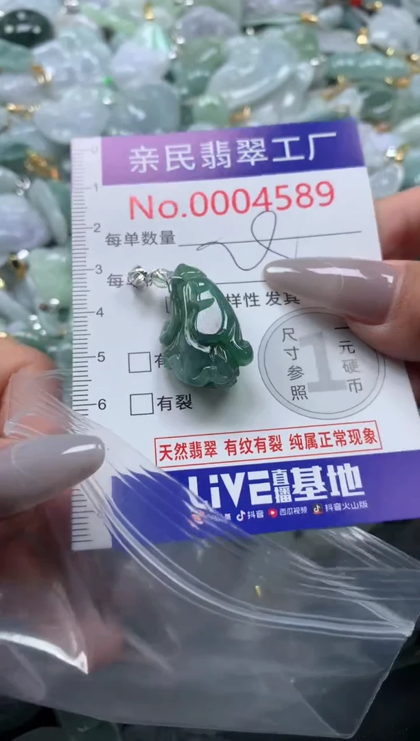 颈饰未镶嵌翡翠4589