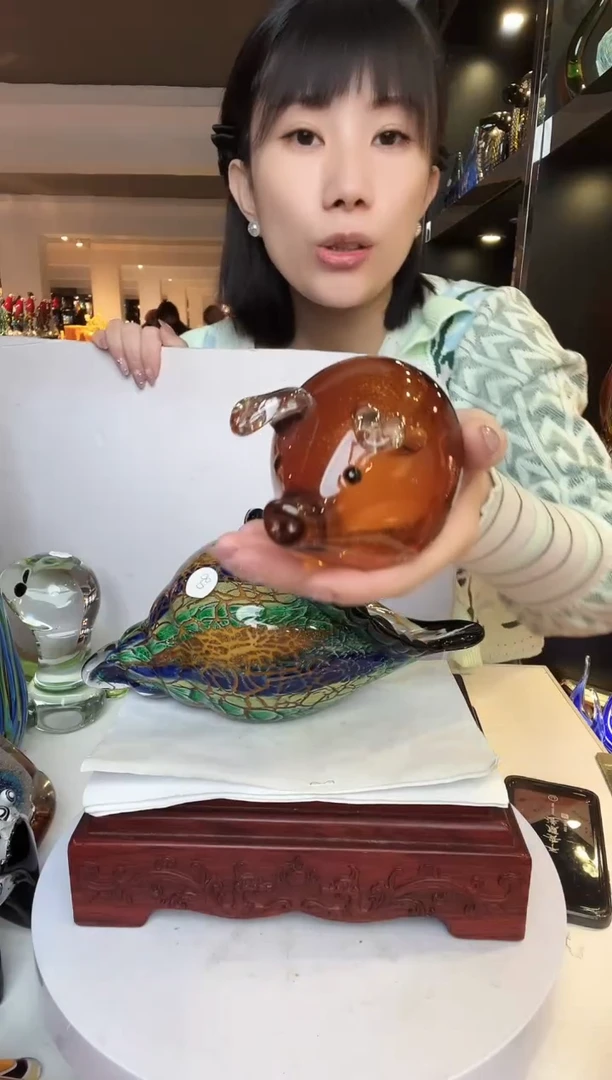 【闪购商品】茶盏琉璃摆件家居摆件