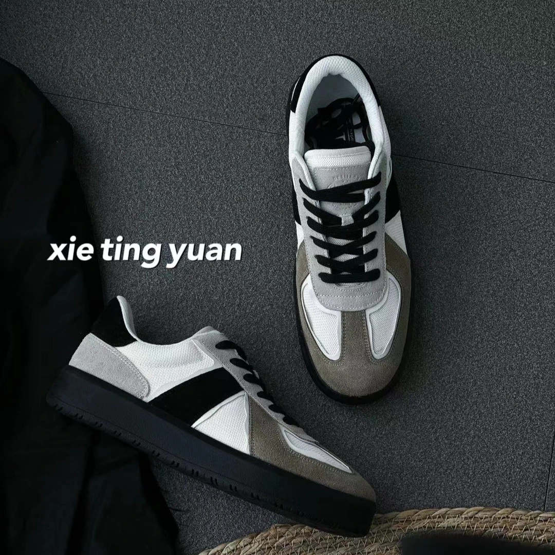 微瑕熊猫德训阿甘鞋厚底运动休闲板鞋复男鞋2007