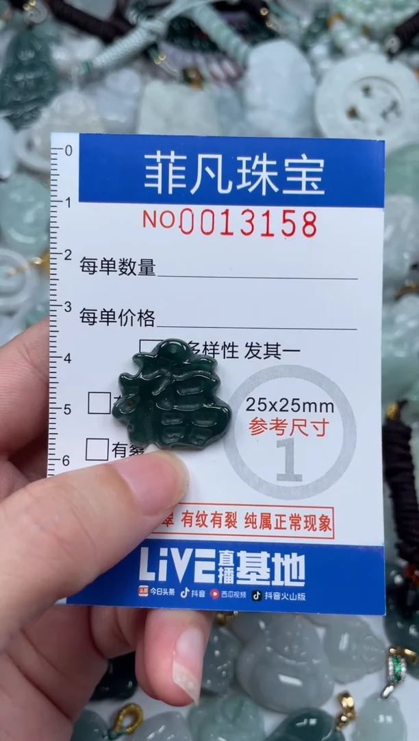 颈饰未镶嵌翡翠13158