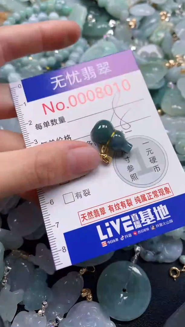颈饰未镶嵌翡翠8010