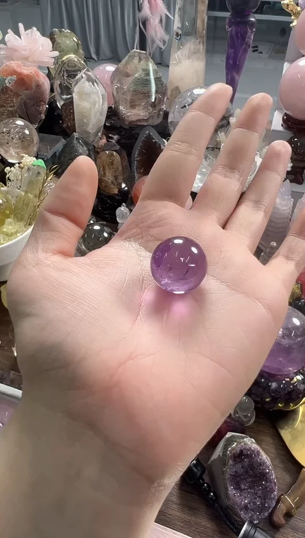 未镶嵌珠宝半成品水晶M529 约2.0cm