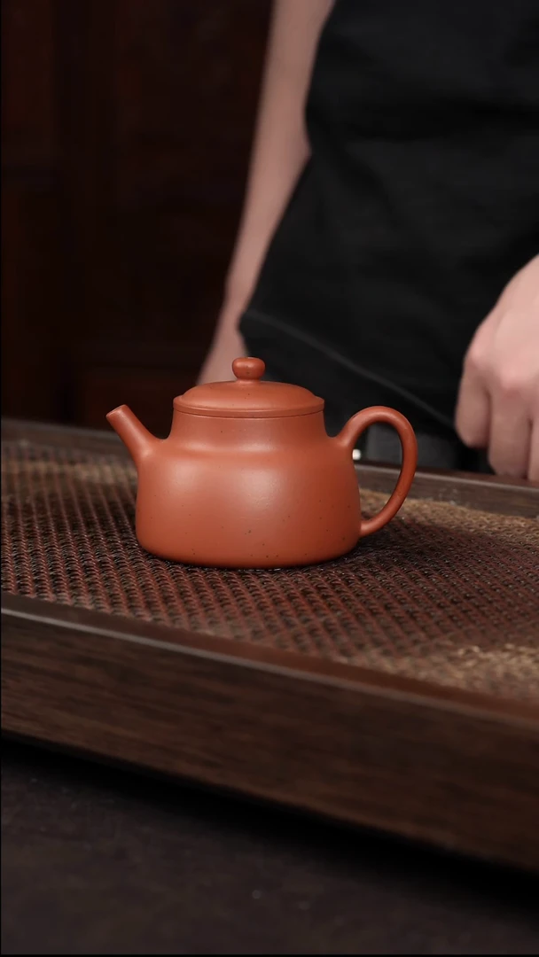茶壶紫砂大红泥言心