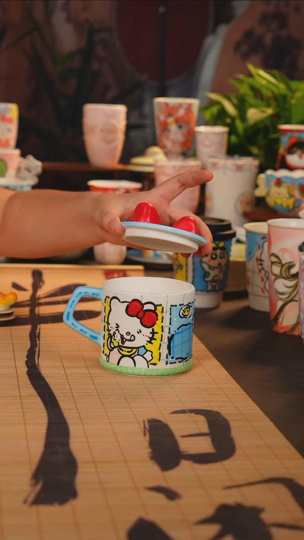 景德镇手工手绘杯杯