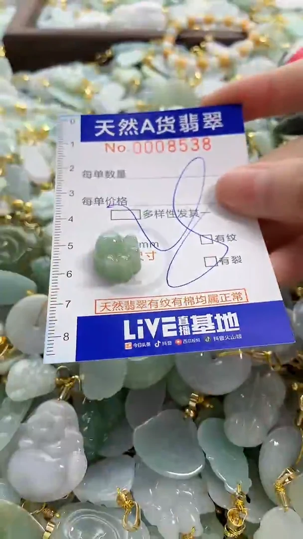 颈饰未镶嵌翡翠天然A货翡翠