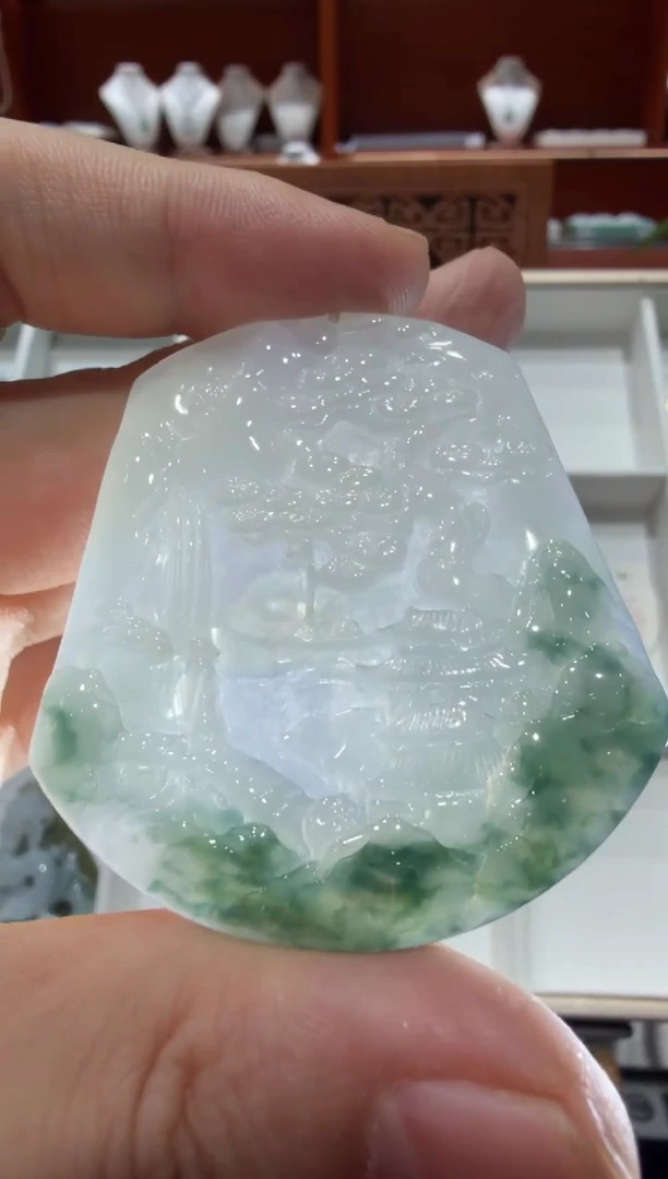 未镶嵌挂件翡翠A货翡翠多样性孤品