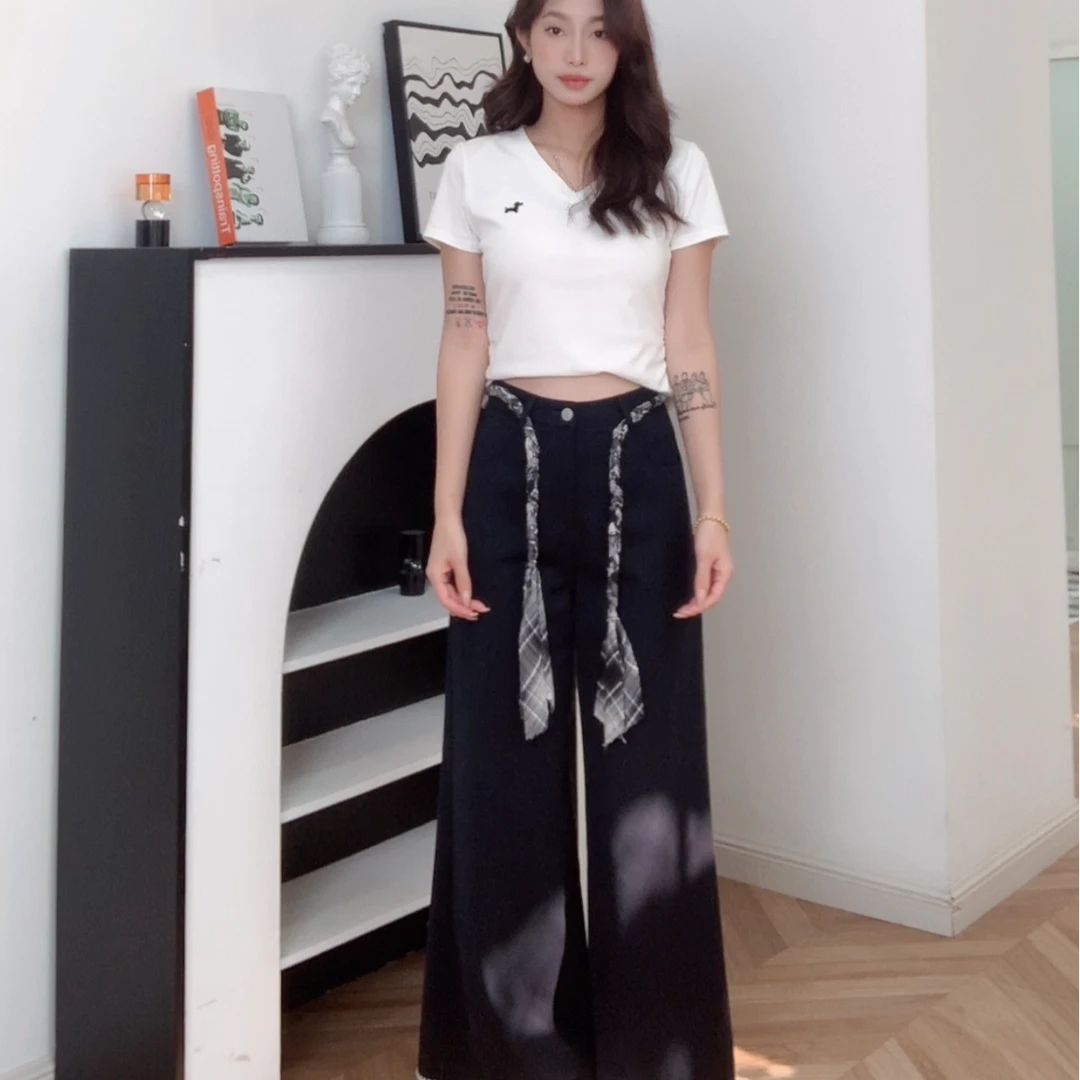 IEF/爱依服时尚阔腿裤设计感气质休闲