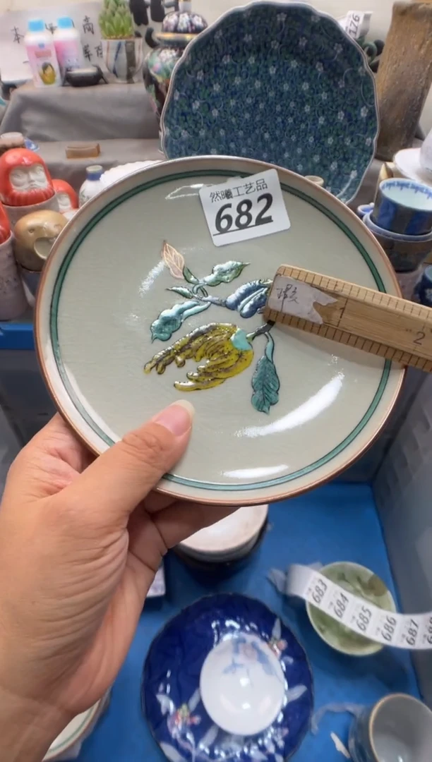 瓷片白*木682