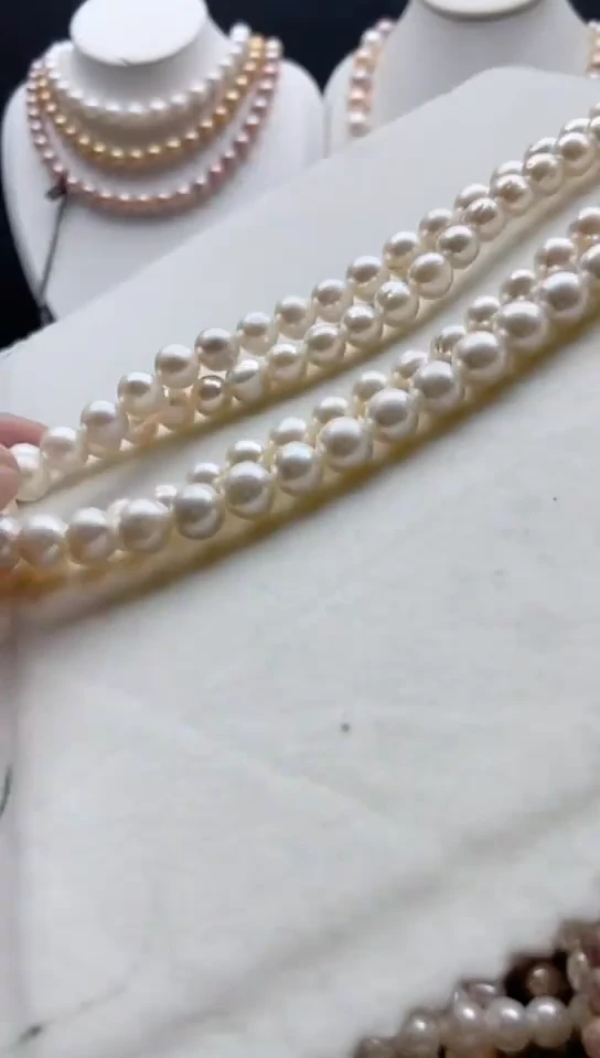 淡水珍珠未镶嵌颈饰1