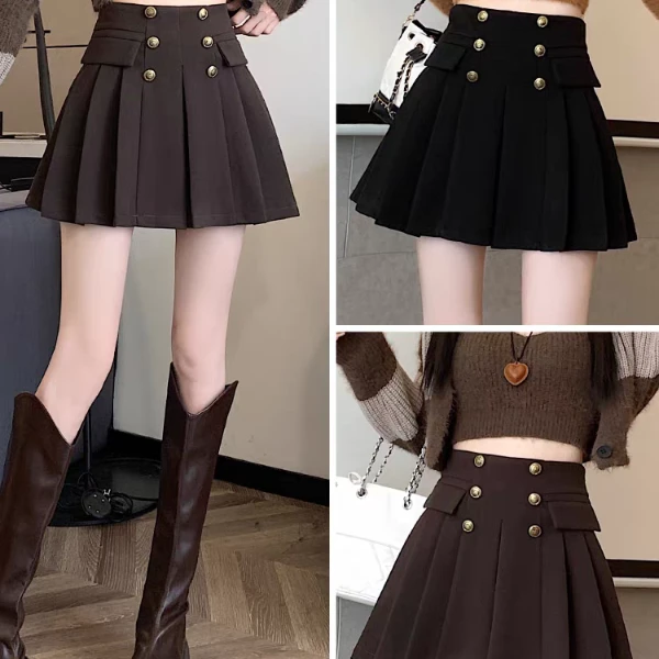 【151-200】秋冬毛呢短裙