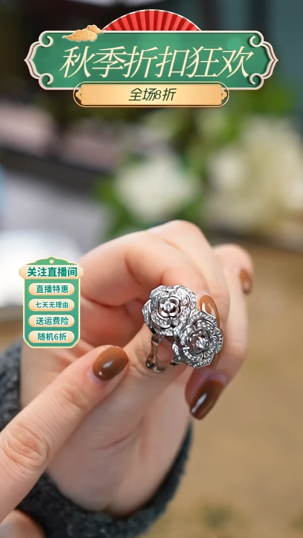 合成立方氧化锆925银耳饰，