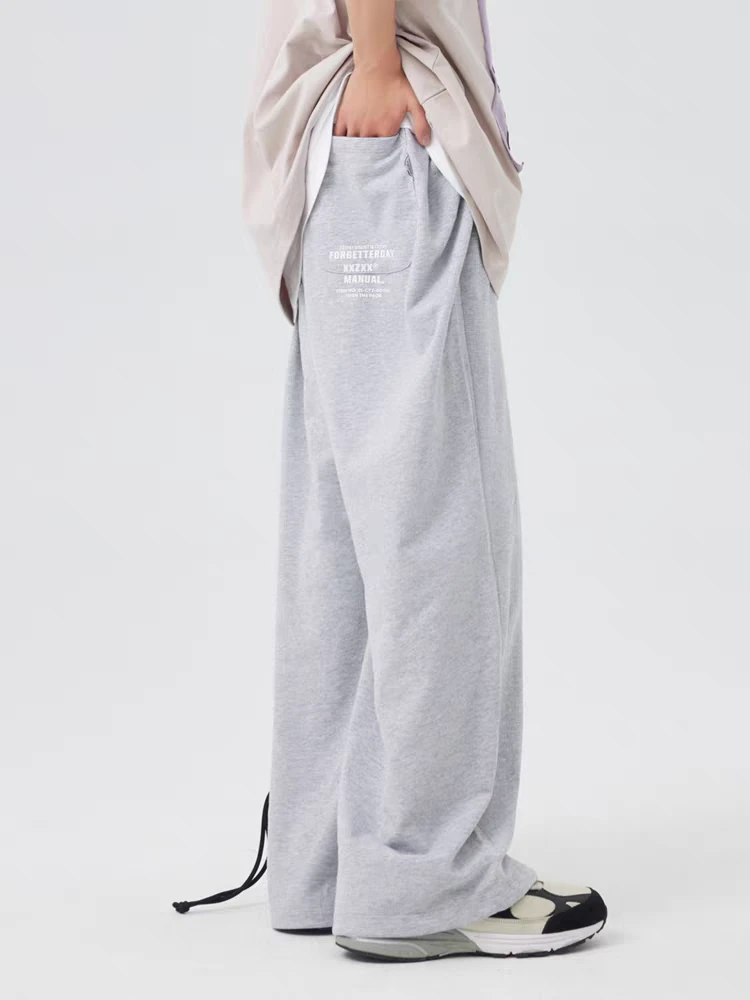 春秋季新品女童针织裤韩版显瘦宽松休闲裤儿童直筒裤8035