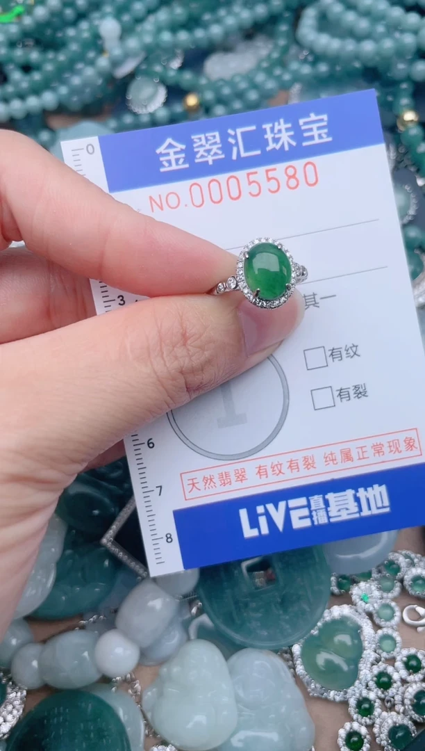翡翠未镶嵌颈饰5580.....1