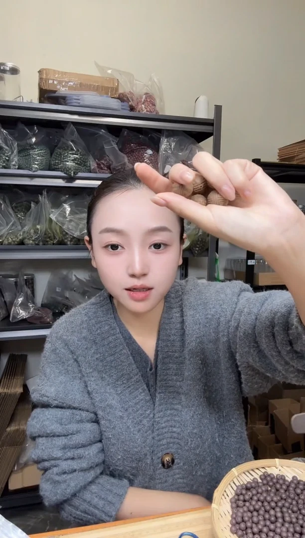 泥塑【灵嗅1.8财字珠6颗】