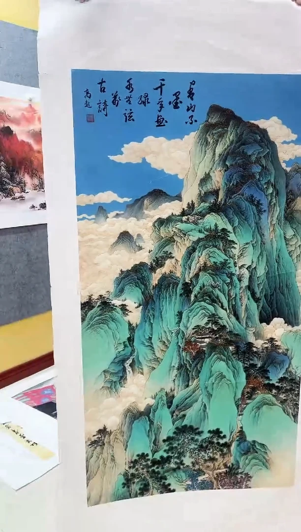 国画九霄甄选国画作品zhb017