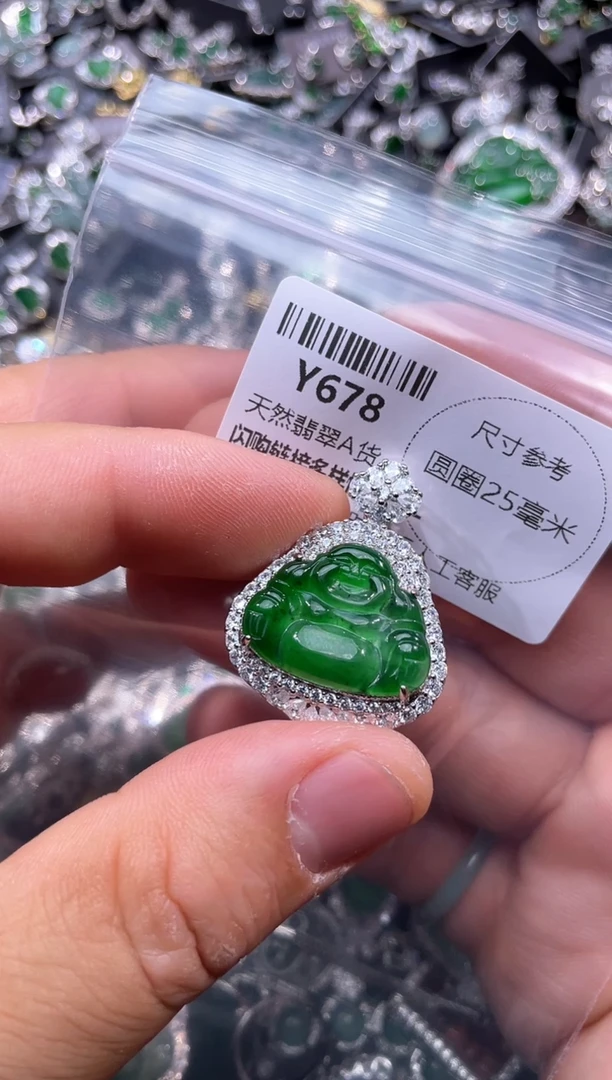 【闪购商品】翡翠颈饰未镶嵌Y678基地