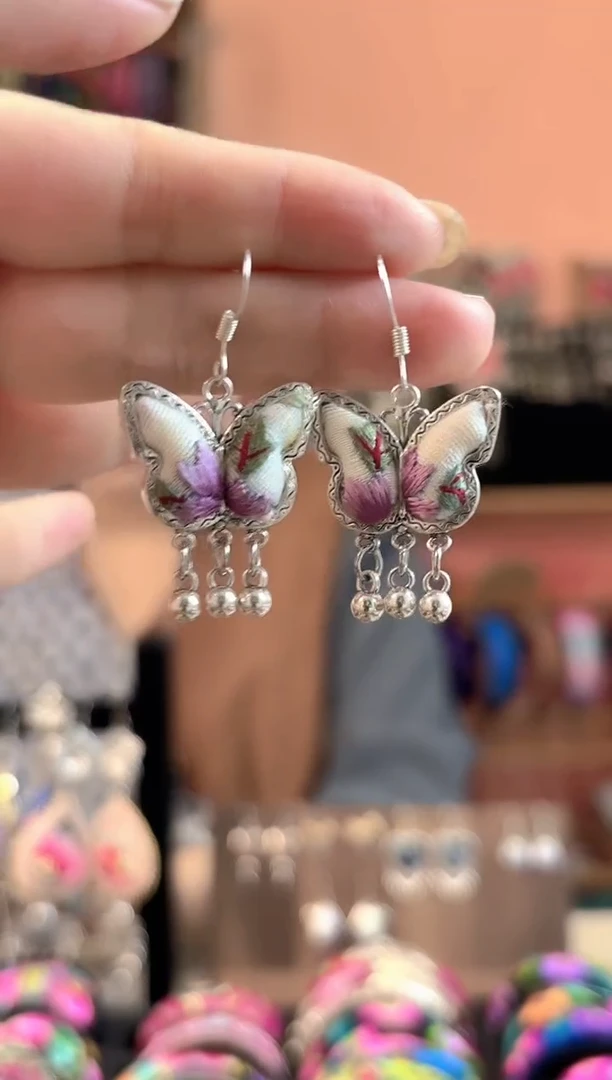织绣艺枝独绣手工饰品273