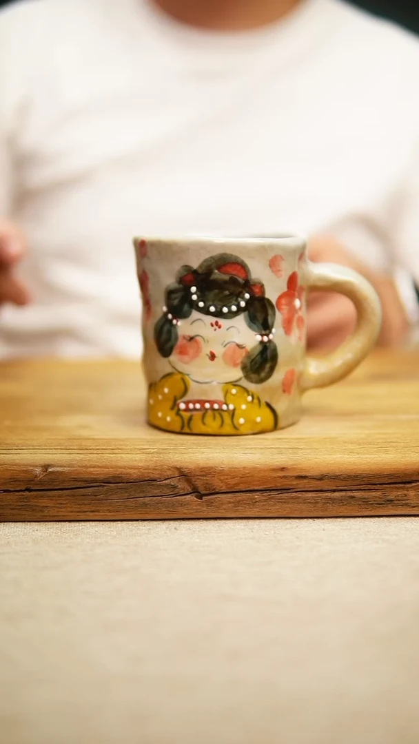 @@陶园瓷舍@@纯手工手绘@高温釉下彩