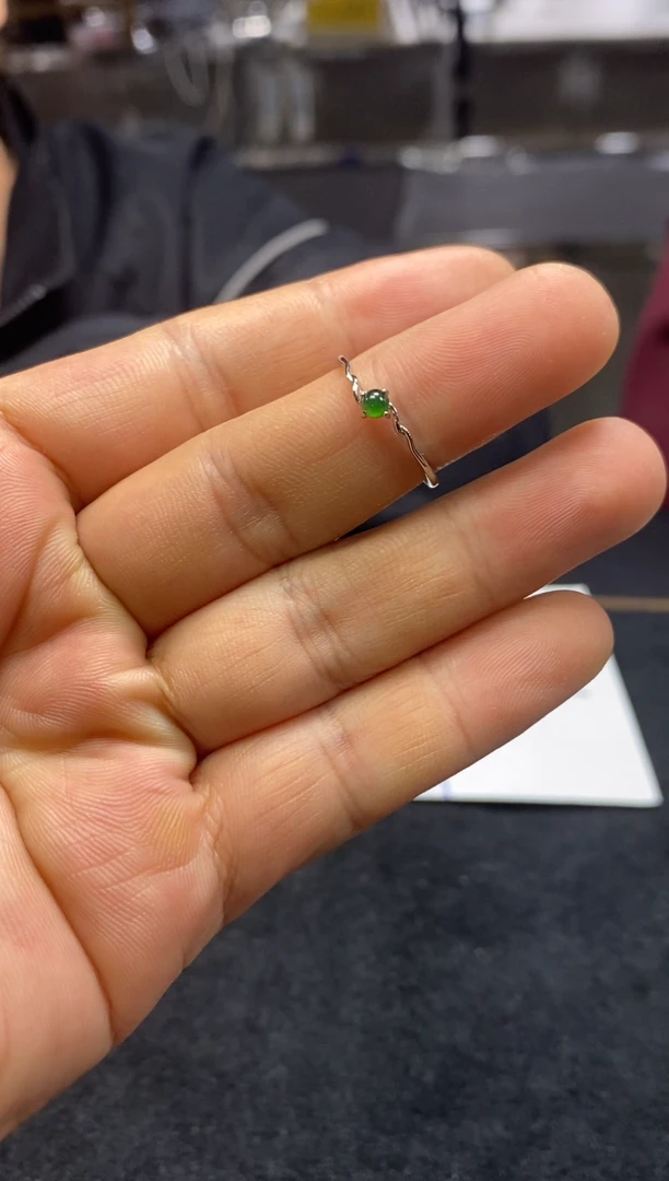 【闪购商品】翡翠戒指未镶嵌天然翡翠A货25